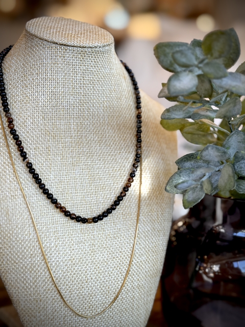 COLLAR AGATA NEGRO - comprar online