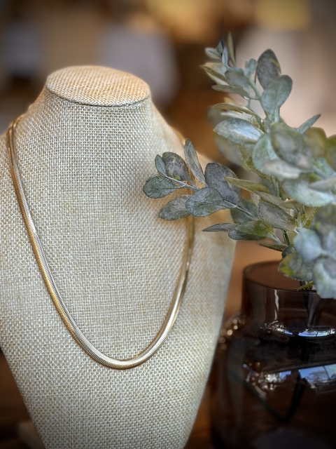 COLLAR ACERO SNAKE GRUESO XL - comprar online