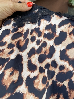 MUSCULOSA SEDA VIVI PUNTILLA PRINT - comprar online
