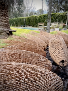 LAMPARA RATTAN FLECOS GRANDE - El Almacén de Totó® | #Inspirando Mujeres