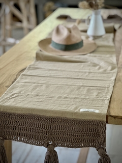 CAMINO DE MESA BORLAS CROCHET VISON en internet