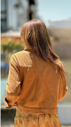 Imagen de CAMPERA JEAN CAMEL