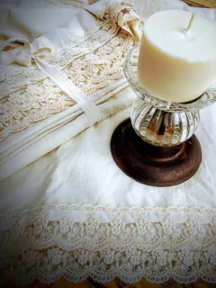 MANTEL TUSSOR PUNTILLA - El Almacén de Totó® | #Inspirando Mujeres
