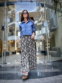 Imagen de PANTALON CHIRIPA BLACK FLOWER