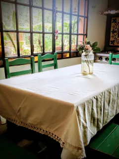 MANTEL TUSSOR PUNTILLA