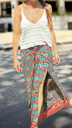 PANTALON CHIRIPA VERDE Y ROJO - comprar online
