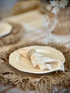 SET 6 PLATOS PLAYOS FRANCES CERAMICA - comprar online