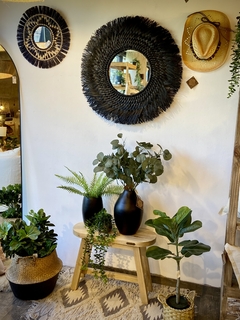 ESPEJO SEAGRASS ROMA BLACK