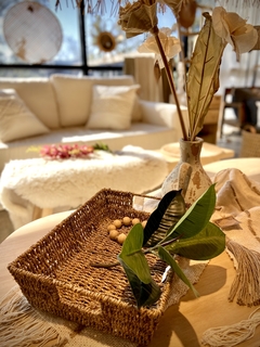 BANDEJA RECTANGULAR SEAGRASS GRANDE