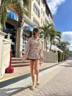 KIMONO CORTO TREVERIS CASTANA - tienda online