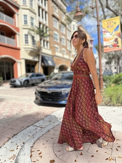 VESTIDO BANGKOK BORDEAUX - comprar online