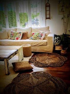 ALFOMBRA SEAGRASS FLOR 1,20 - El Almacén de Totó® | #Inspirando Mujeres