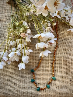 COLLAR GODET AQUA - comprar online