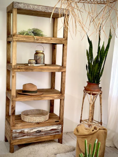 Imagen de REPISA MADERA ANTIGUA 70CM DELUXE