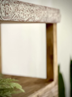 REPISA MADERA ANTIGUA 70CM DELUXE - comprar online