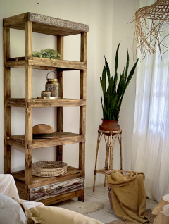 REPISA MADERA ANTIGUA 70CM DELUXE
