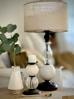 LAMPARA DE MESA OFELIA NATURAL - comprar online