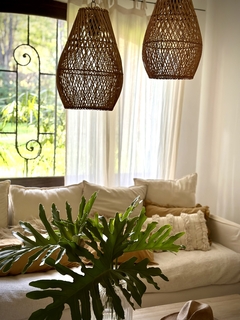 LAMPARA BAGUS RATTAN MINI - comprar online