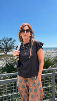 REMERA REBECA NEGRA - comprar online