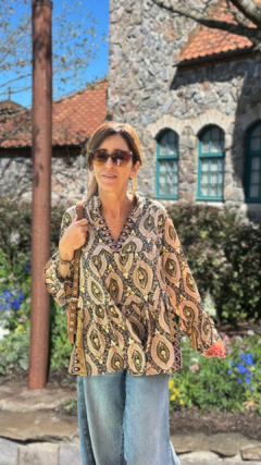 CAMISA HESSE OCRE - El Almacén de Totó® | #Inspirando Mujeres