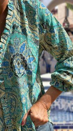 CAMISA SATURNO AQUA - El Almacén de Totó® | #Inspirando Mujeres