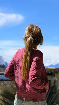 CAMPERA REVERSIBLE BORDEAUX