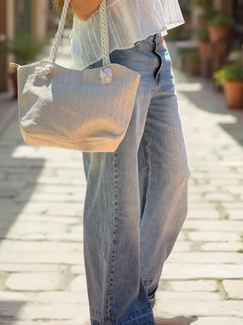 CARTERA RAFIA NATURAL - comprar online