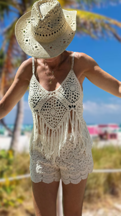 SHORT CROCHET CRUDO - tienda online