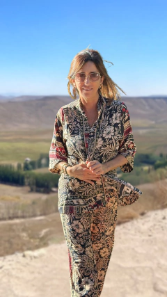 CONJUNTO INDIA FLOWER CAMEL - comprar online