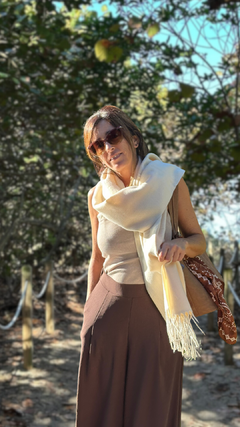 PASHMINA LANILLA NATURAL - tienda online