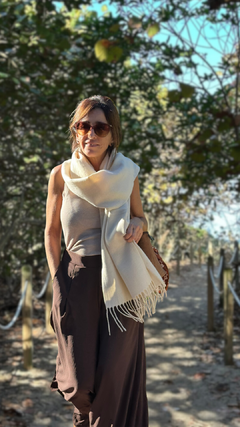 PASHMINA LANILLA NATURAL - comprar online