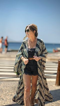 KIMONO LARGO DRESDE BEIGE - El Almacén de Totó® | #Inspirando Mujeres