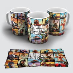 CANECA GRAND THEFT AUTO - GTA - 03