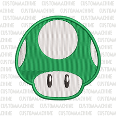 MATRIZ DE BORDADO COGUMELO MARIO 02 1UP