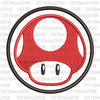 MATRIZ DE BORDADO COGUMELO MARIO PATCH
