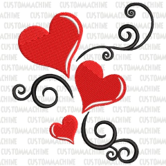 MATRIZ DE BORDADO CORAÇÃO 02