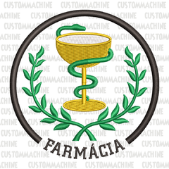 MATRIZ DE BORDADO FARMACIA 01 REDONDO