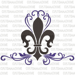 MATRIZ DE BORDADO FLOR DE LIS 01