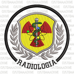 MATRIZ DE BORDADO RADIOLOGIA 01 REDONDO