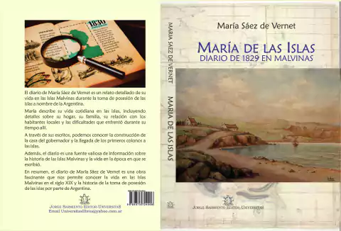 Maria de las Islas: diario de 1829 en Malvinas. Saez de Vernet, María