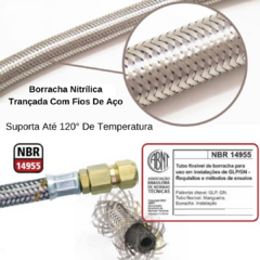 Kit Instalação a Gás Botijão Glp 13Kg Regulador Aliança 1Kgh - comprar online