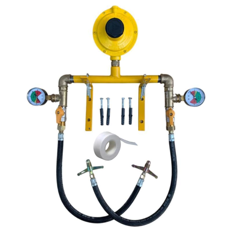 Central Gás 2 P-13 12kg/h C/2 Manômetro