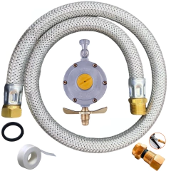 Kit Instalação a Gás Botijão Glp 13Kg Regulador Aliança 2Kgh