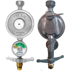 Regulador Gás Imar c/Manômetro 1kgh R/1/2 - comprar online
