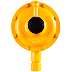 Regulador Gás Aliança 76510 Amarelo 50 kg/h Estagio Unico