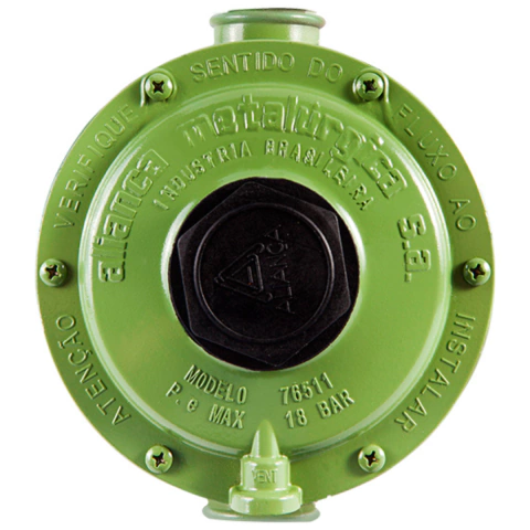 Regulador Gás Aliança 76511/4 VD 20 Kg/h Estagio Unico