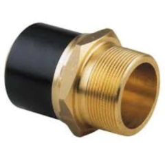 Transição Eletrofusão PE100 SDR11 x Rosca Macho (Veja Milimetro e Rosca Nas Variações)