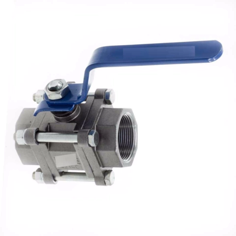 Valvula de Esfera Tripartida 2 1/2 npt 300 LBS