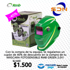 Soldadora MIG RMB MASTERMIG 500 C/dev. Sep. 380v en internet