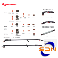 Tobera Duramax Hy Amp REPELADO Powermax 125 420001 HYPERTHERM (blis.x 5u) - comprar online